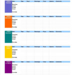 Food Tracking Spreadsheet For 40 Simple Food Diary Templates Food Log