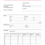 FREE 8 Printable Invoice Forms In MS Word PDF Excel