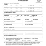 FREE 9 Blank Registration Forms In PDF