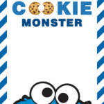 FREE Cookie Monster Birthday Invitation Templates FREE Printable