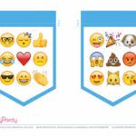 Free Emoji Party Printable Happy Birthday Banner CatchMyParty