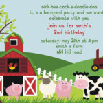 FREE Farm Birthday Invitations FREE Printable Birthday Invitation