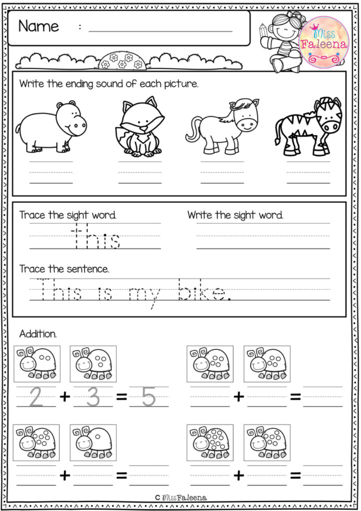 Free Printable First Grade Morningwork