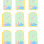 Free Printable Baby Girl Boy Baby Shower Favor Tags