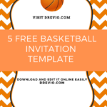 Free Printable Basketball Invitation Templates Basketball Invitations