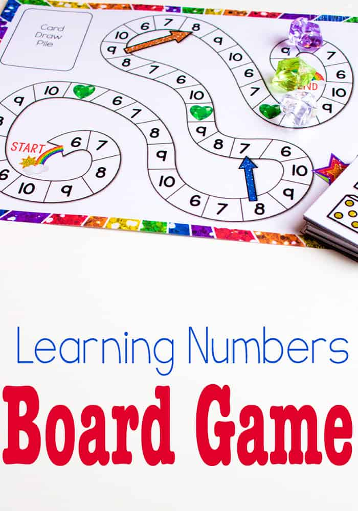 Free Printable Counting Game Numbers 6 10