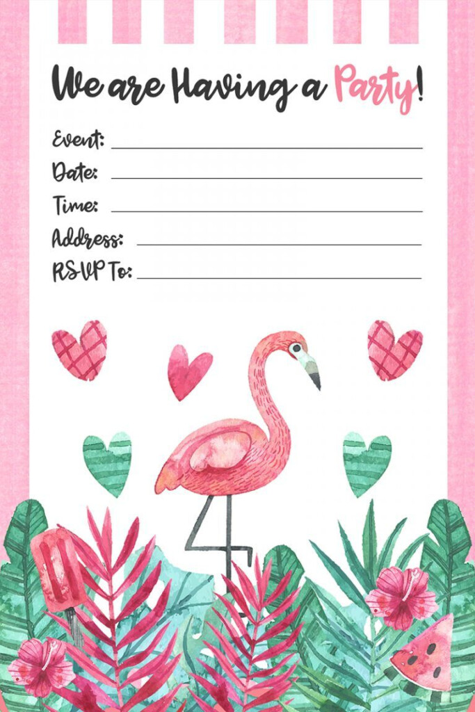 Free Printable Flamingo Party Pack The Cottage Market Flamingo 