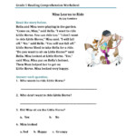 Free Printable Grade 1 Reading Comprehension Worksheets Lexia s Blog