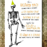 Free Printable Halloween Invitations For Adults I Free Halloween