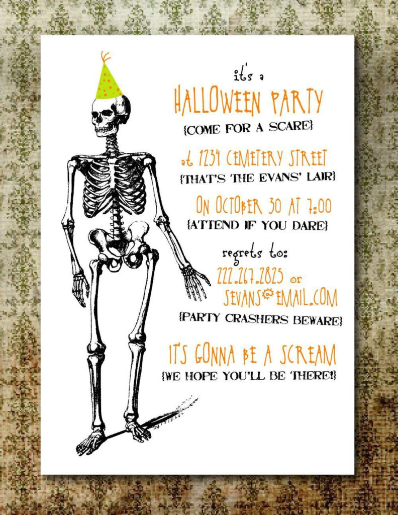 Free Printable Halloween Invitations For Adults I Free Halloween 