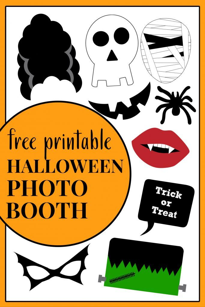 Free Printable Halloween Photo Booth Paper Trail Design Halloween 