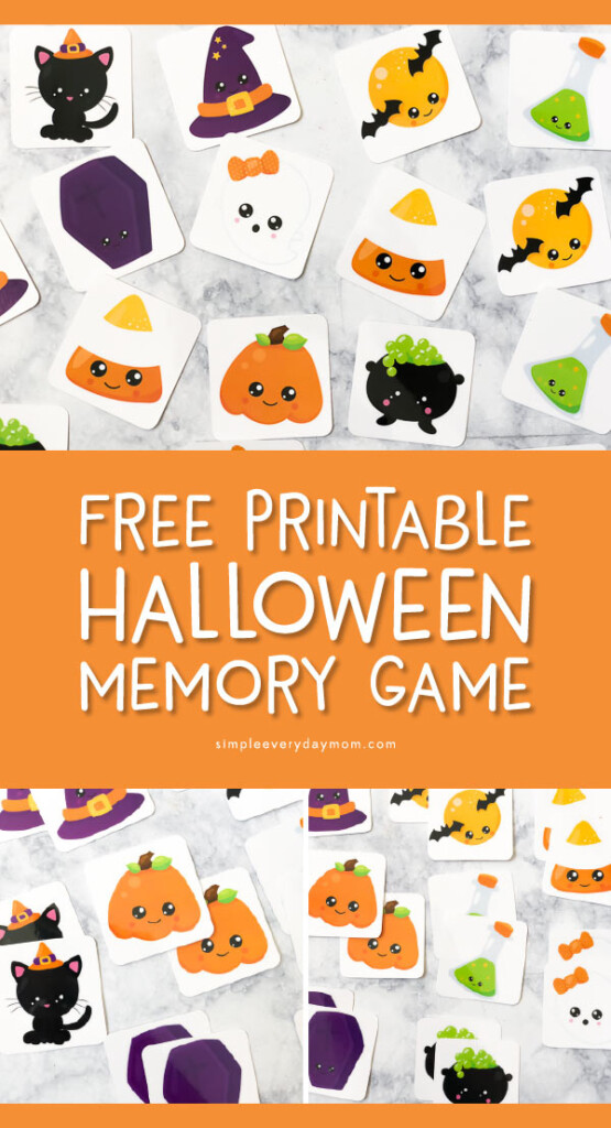 Free Printable Kids Halloween Matching Game For Preschoolers