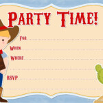 Free Printable Party Invitations Free Printable Cowboy Invites