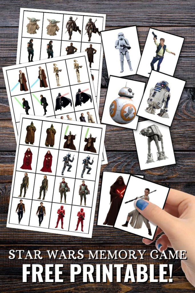 Free Printable Star Wars Memory Game Cards For May The 4th 