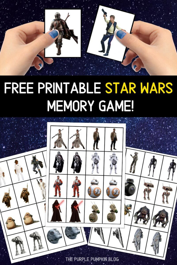 Free Printable Star Wars Memory Game Cards For May The 4th 