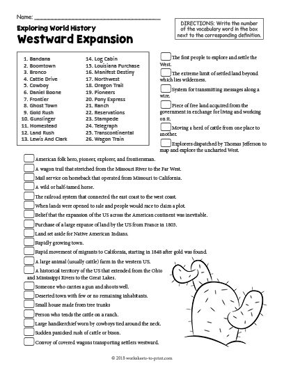 Free Printable Vocabulary Worksheets For 6th Grade Learning How To Read