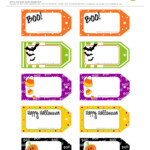 FREE Printables HALLOWEEN GIFT TAGS DIY Crafts Projects Garland