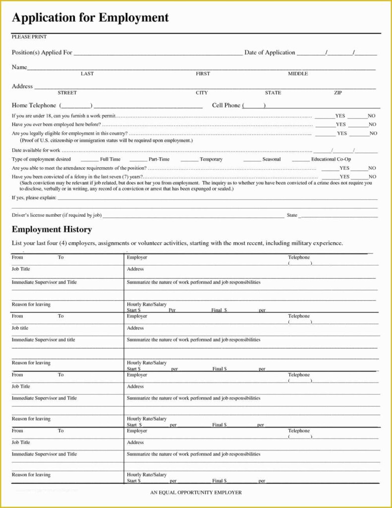 Free Spanish Job Application Template Of Contest Entry Forms Template 