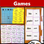 Greek And Latin Roots Games Latin Roots Teaching Prefixes Teaching