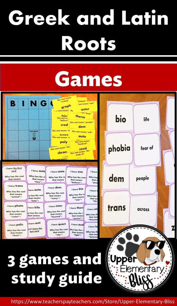 Greek And Latin Roots Games Latin Roots Teaching Prefixes Teaching 