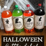 Halloween 2 Liter Shocktails Bottle Labels Free Halloween Download