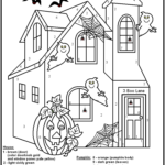 Halloween Color By Number Best Coloring Pages For Kids