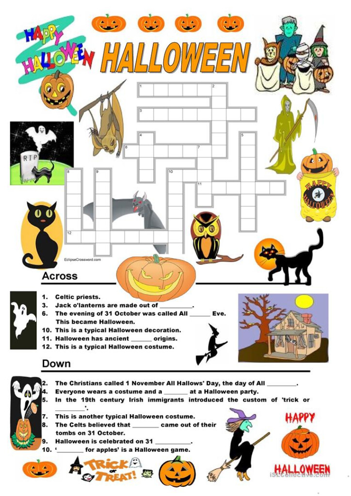 Halloween English ESL Worksheets For Distance Learning And Physical 