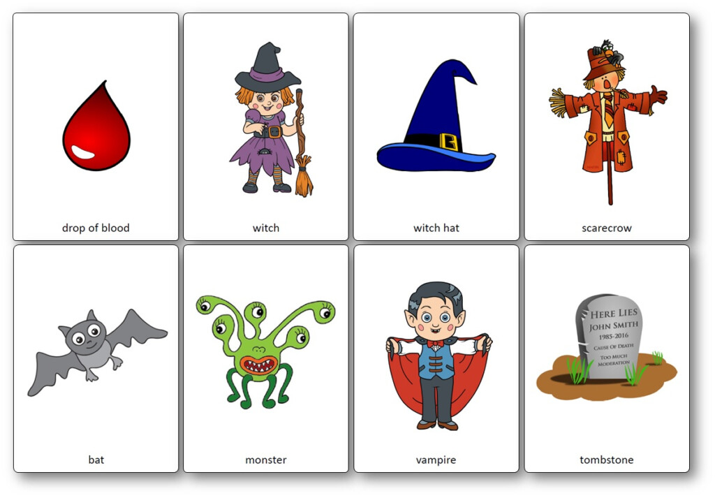Halloween Flashcards Free Printable Flashcards To Download Speak 