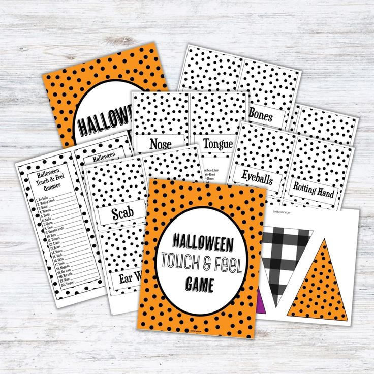 Halloween Mystery Box Touch Feel Game Printables Halloween Mystery 