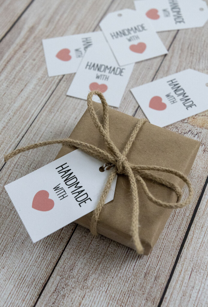 Handmade With Love Heart Free Printable Gift Tags Free Printable 