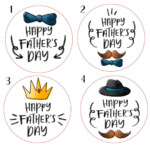 Happy Father Day Stickers Father s Day Labels Etsy In 2020 Father s