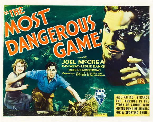 Heritage Auctions Offer The Most Dangerous Game Movie Poster Auction