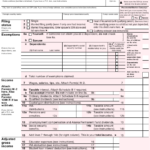 IRS Form 1040A Download Printable PDF 2017 U S Individual Income Tax