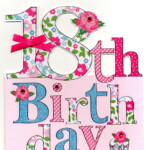 Large 18th Birthday Greeting Card Cards Love Kates