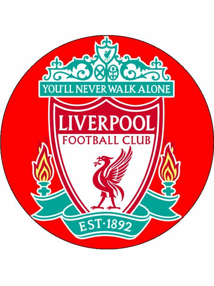 LIVERPOOL CAKE TOPPER A3 OR ROUND EDIBLE PHOTO ICING FOR BIRTHDAY CAKES 