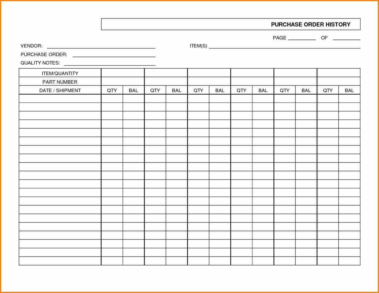 Make Your Own Blank Printable Editable Order Forms Free Invoice