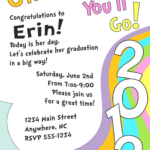 Meghily s Oh The Places You ll Go Graduation Invite