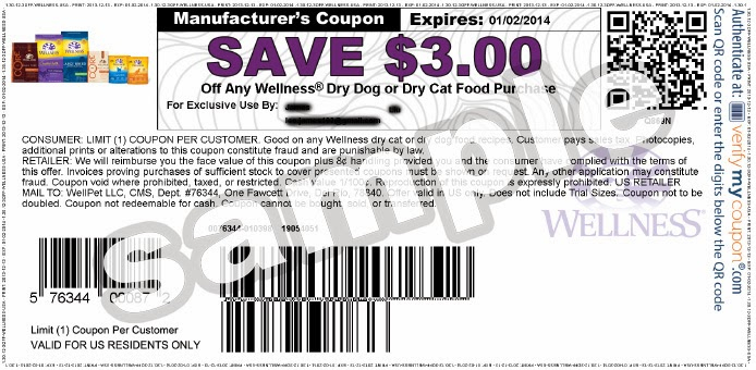 My Cat Healthy Life 4 00 Wellness Coupons For Cat Food