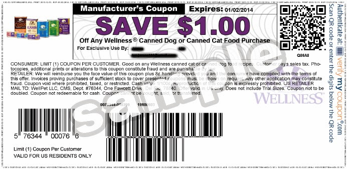 My Cat Healthy Life 4 00 Wellness Coupons For Cat Food