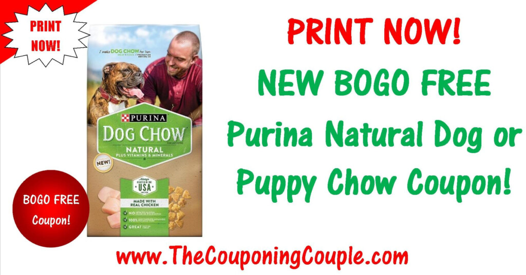 NEW BOGO FREE Purina Natural Printable Coupon PRINT NOW 