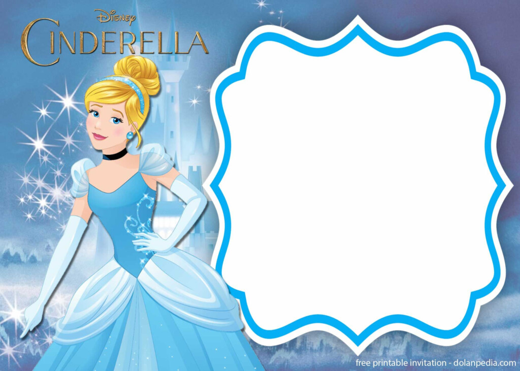 Nice FREE Template FREE Printable Cinderella Royal Invitation Templates 
