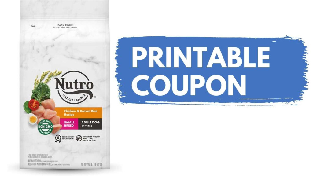 Nutro Dog Food New Printable Coupon Southern Savers