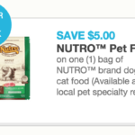 Nutro Pet Food Coupon Coupons 4 Utah