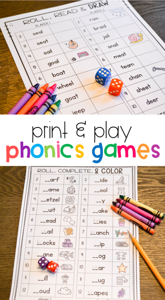 Phonics Games For First Grade Susan Jones Teaching