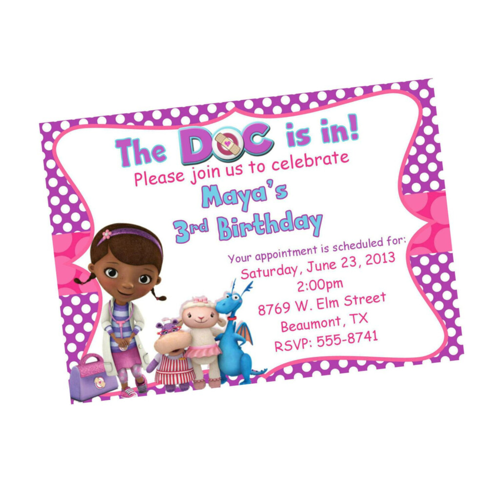 Pin On Doc McStuffins BDay