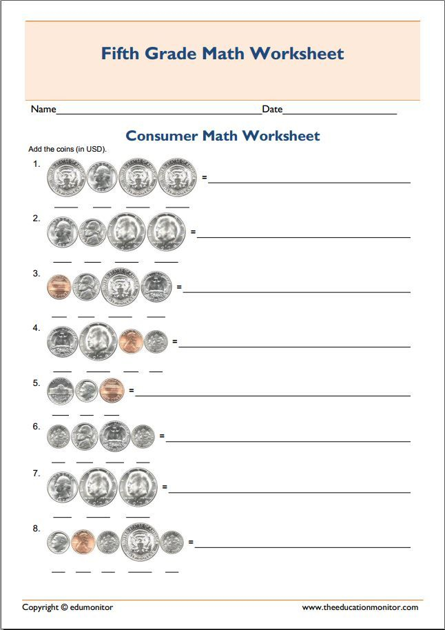 5th Grade Free Printables