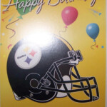 Pittsburgh Steelers Happy Birthday Card Greeting Card Tarjetas De