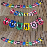 Power Ranger Party Happy Birthday Signs Happy Birthday Banners