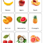 Printable Fruits Flashcards Food Flashcards Fruits For Kids