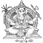 Printable Ganesh Coloring Pages XColorings
